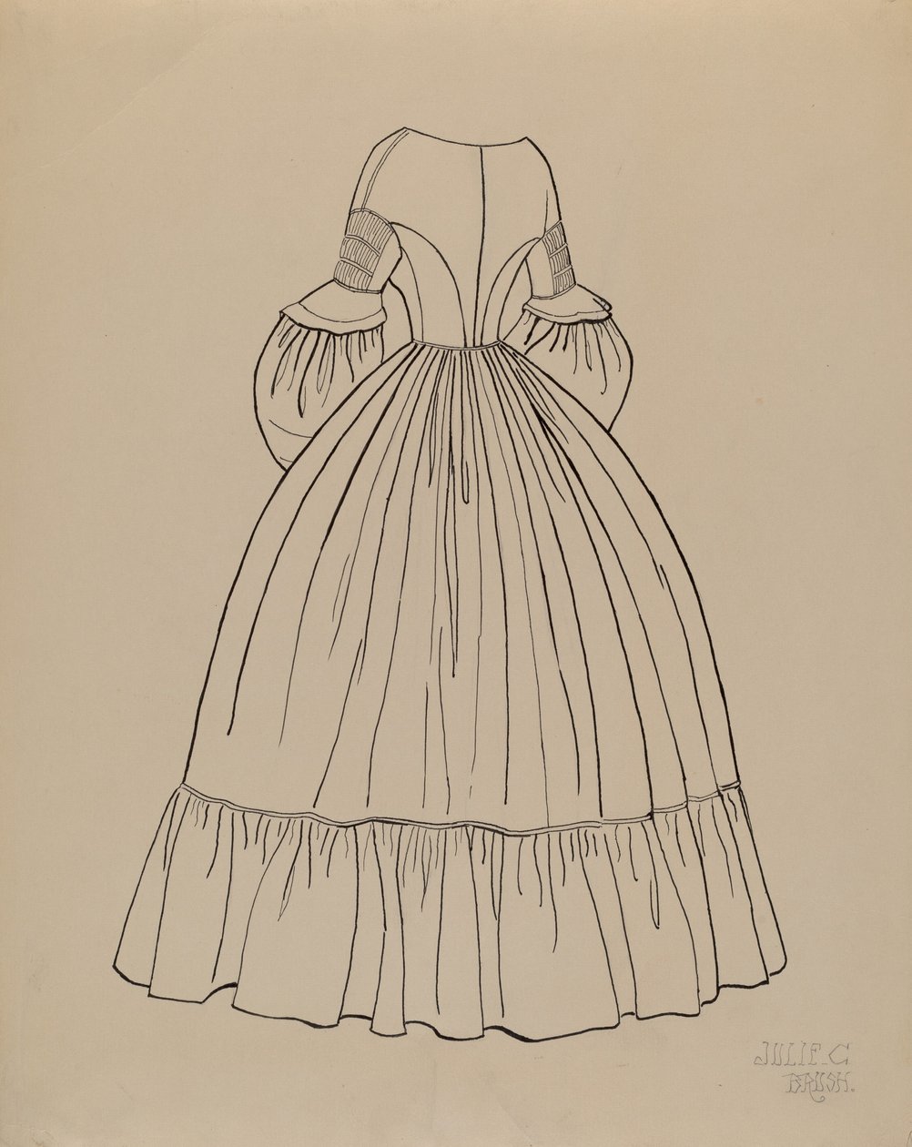 Vestir de Julie C. Brush