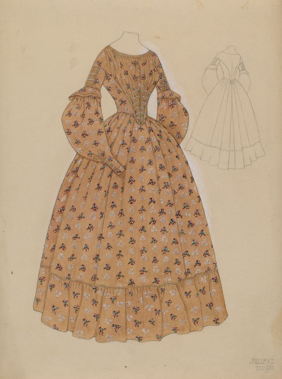 Vestido, c. 1937. de Julie C Brush