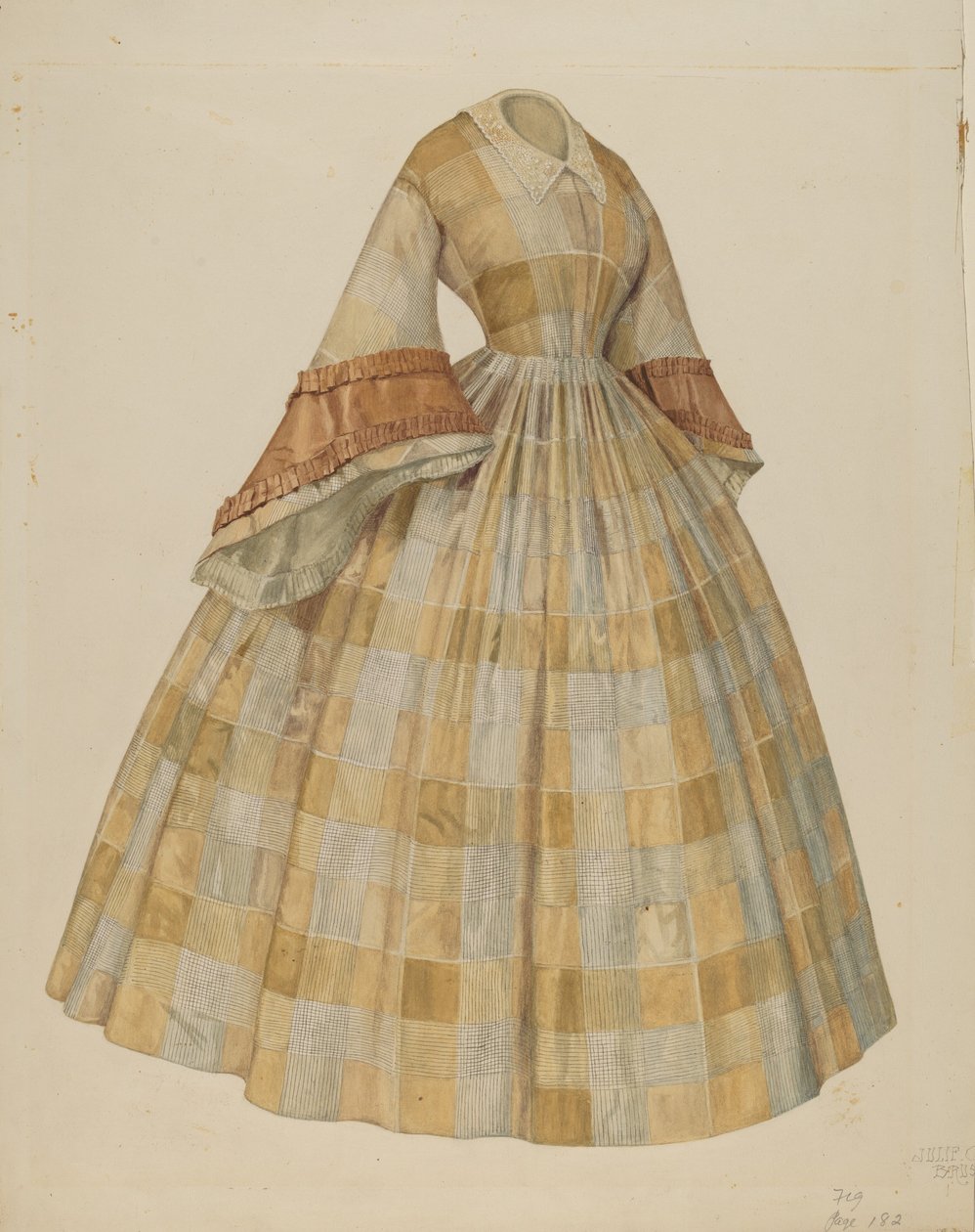 Vestido, c. 1938. de Julie C Brush