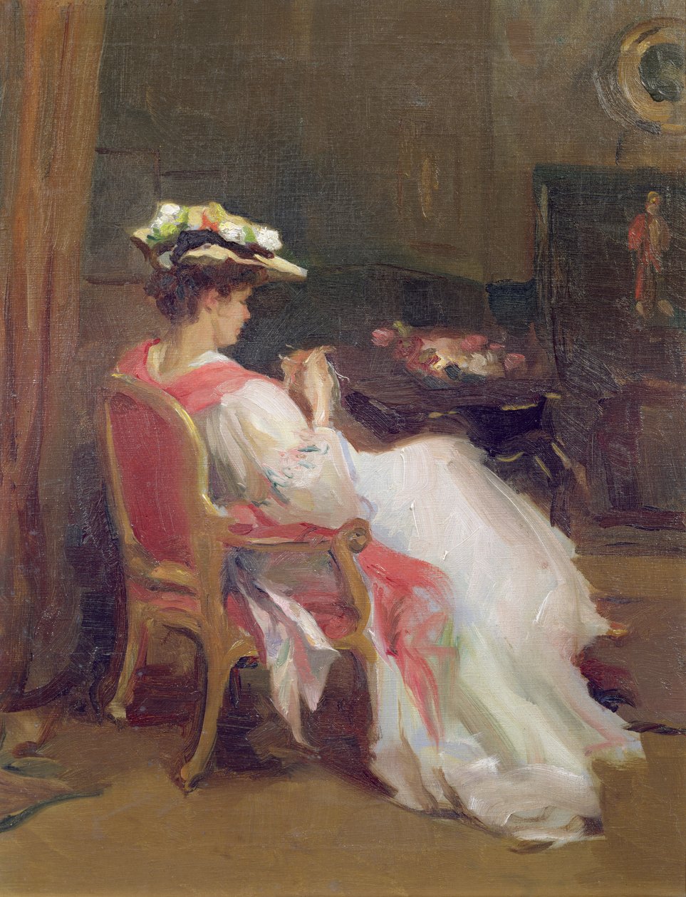 Na sala de estar de Julie H. Heynemann