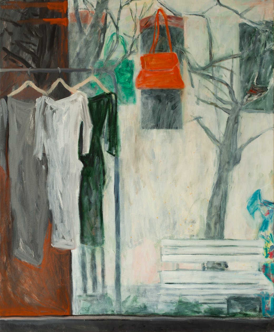 The Clothes Shop, 2016 (óleo sobre tela) de Julie Held