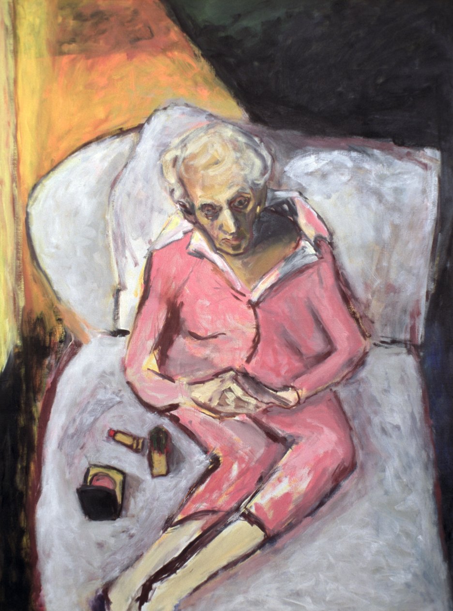 Mulher, com, batom de Julie Held