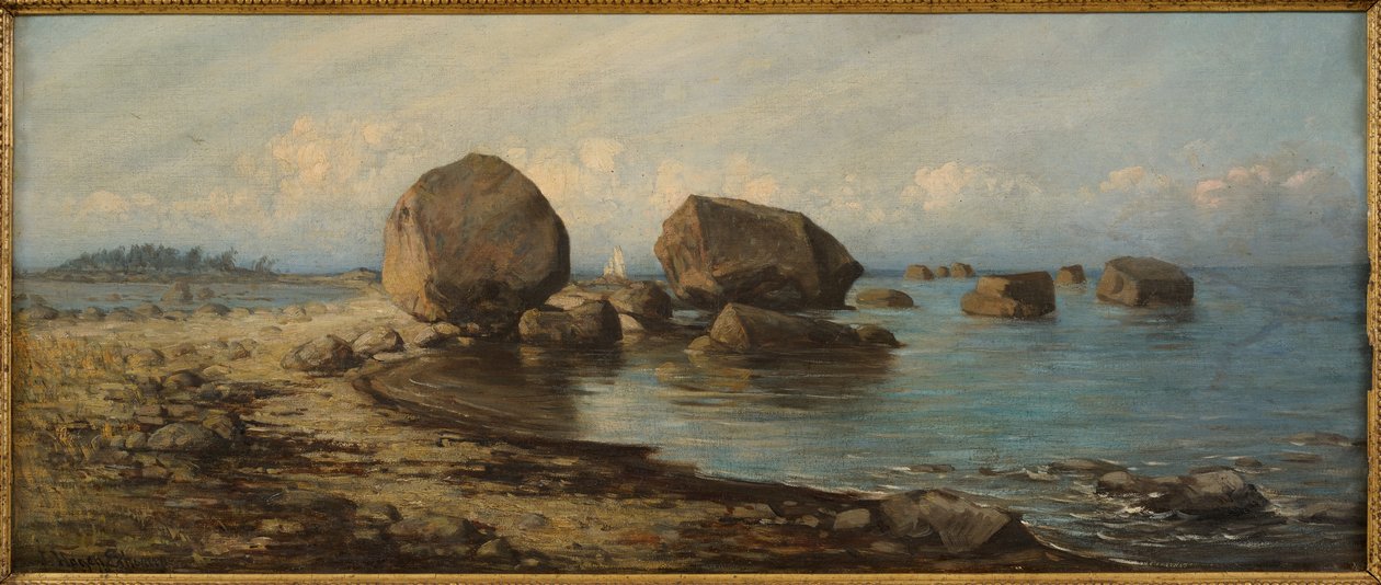 Estónio: "Käsmu beach" (praia de Käsmu) de Julie Wilhelmine Hagen Schwarz