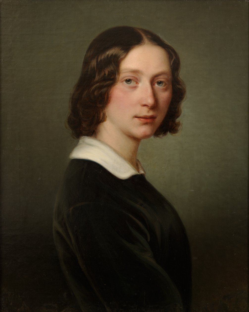 Estónio: "Retrato de M. Keller" de Julie Wilhelmine Hagen Schwarz