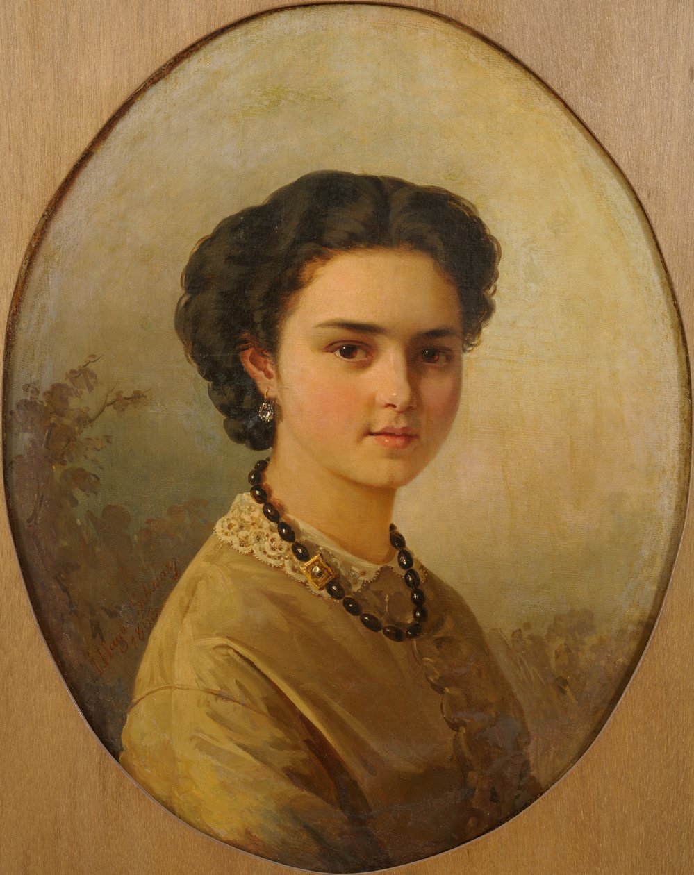 Retrato de uma senhora de Julie Wilhelmine Hagen Schwarz