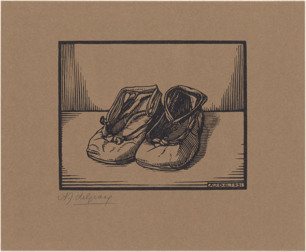 Par de sapatos de Julie de Graag (signed by artist)