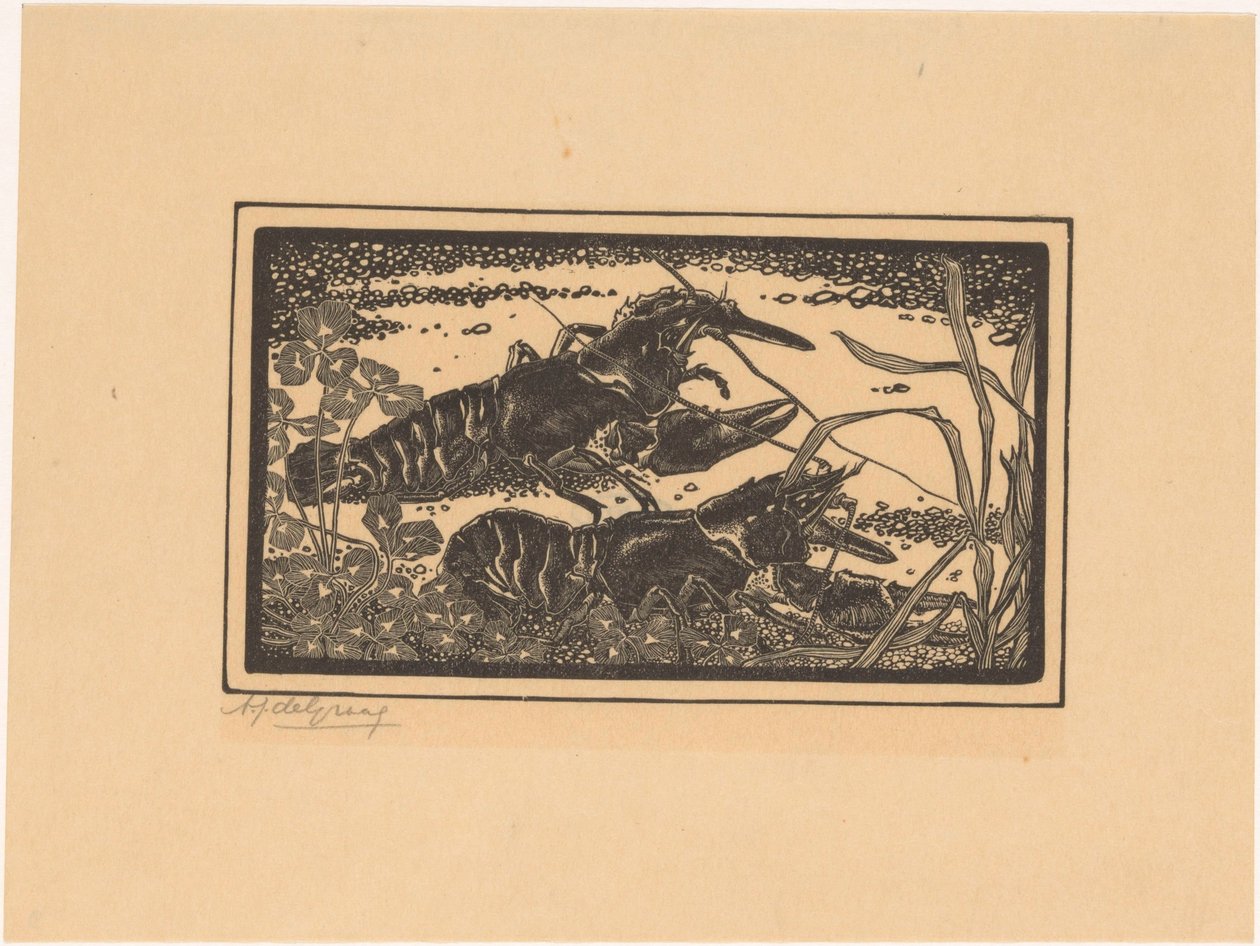 Dois lagostins de Julie de Graag (signed by artist)