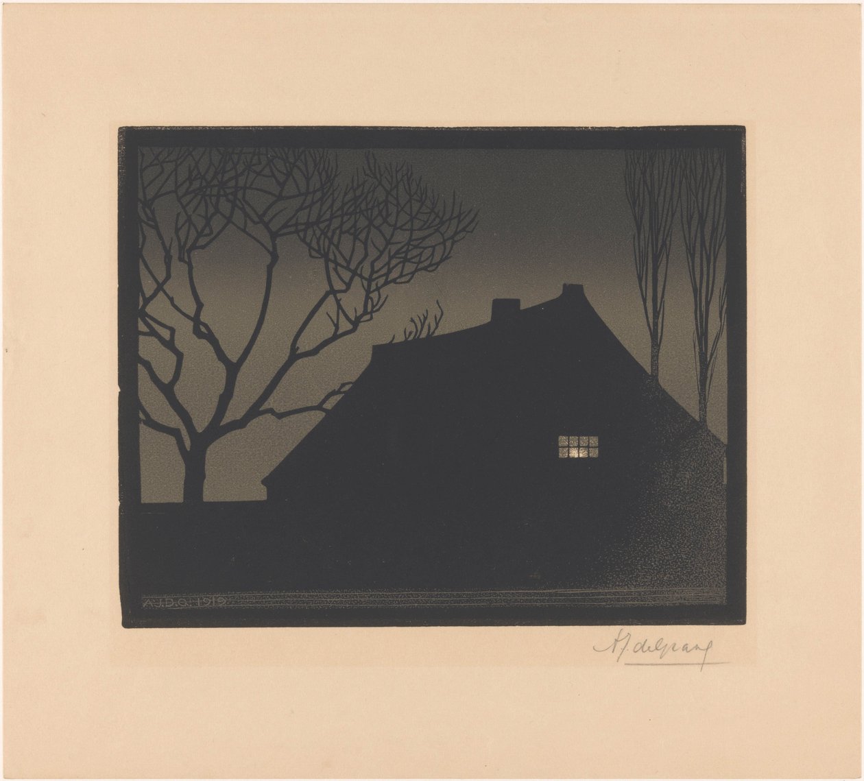noite de inverno de Julie de Graag (signed by artist)