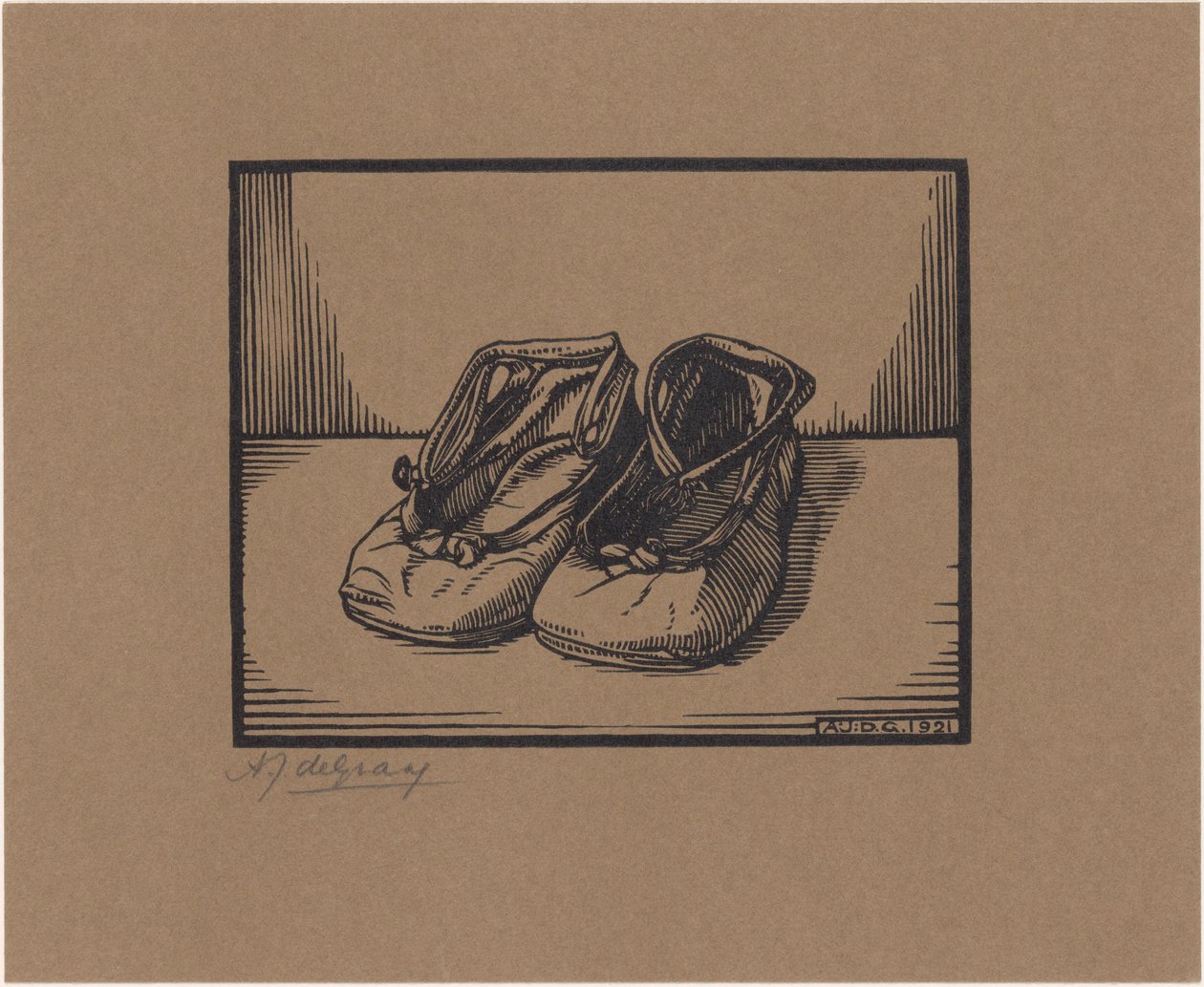 Par de sapatos de Julie de Graag