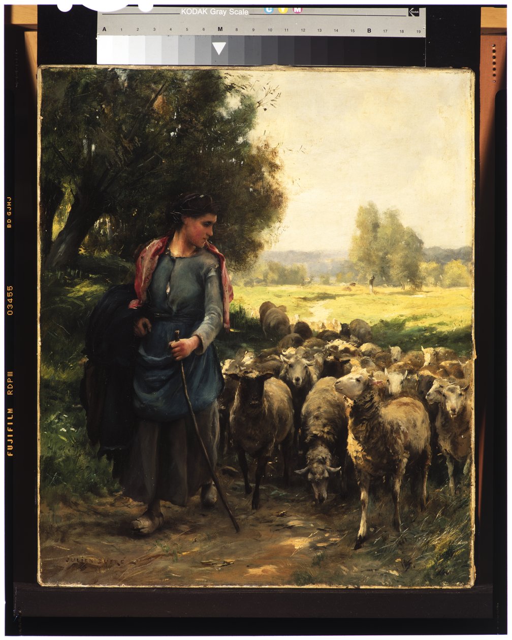 A jovem pastora, c.1900 de Julien Dupre