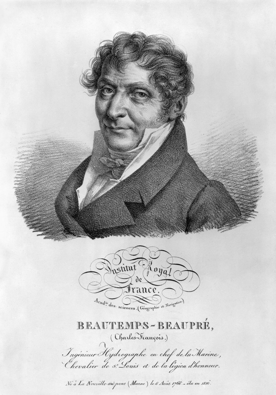 Charles de Beautemps-Beaupre (1766-1854) de &39;Coleção de retratos de pessoas famosas&39; de Julien Leopold Boilly
