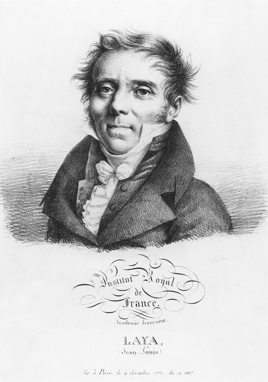 Retrato de Jean-Louis Laya de Julien Leopold Boilly