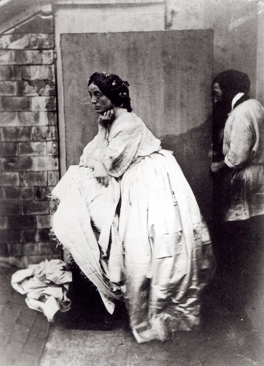 Modelo Feminino, c.1850 de Julien Vallou de Villeneuve