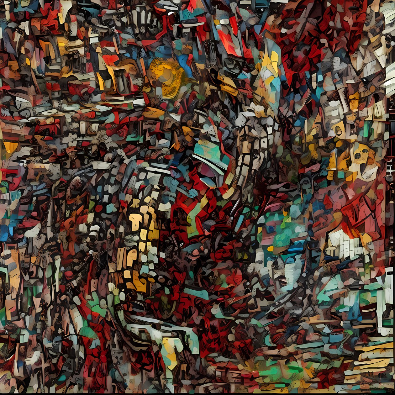 Partículas coloridas de Julien Decapo