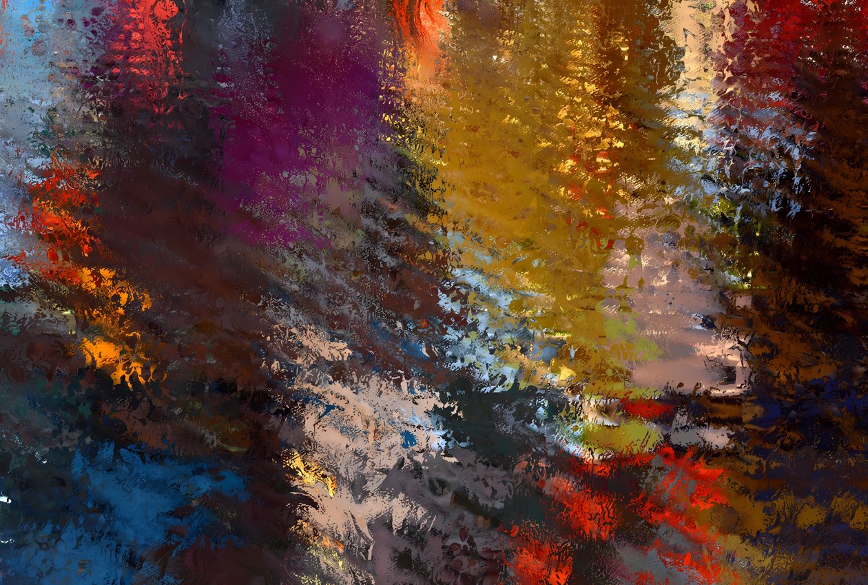 Reflexo de água colorida de Julien Decapo