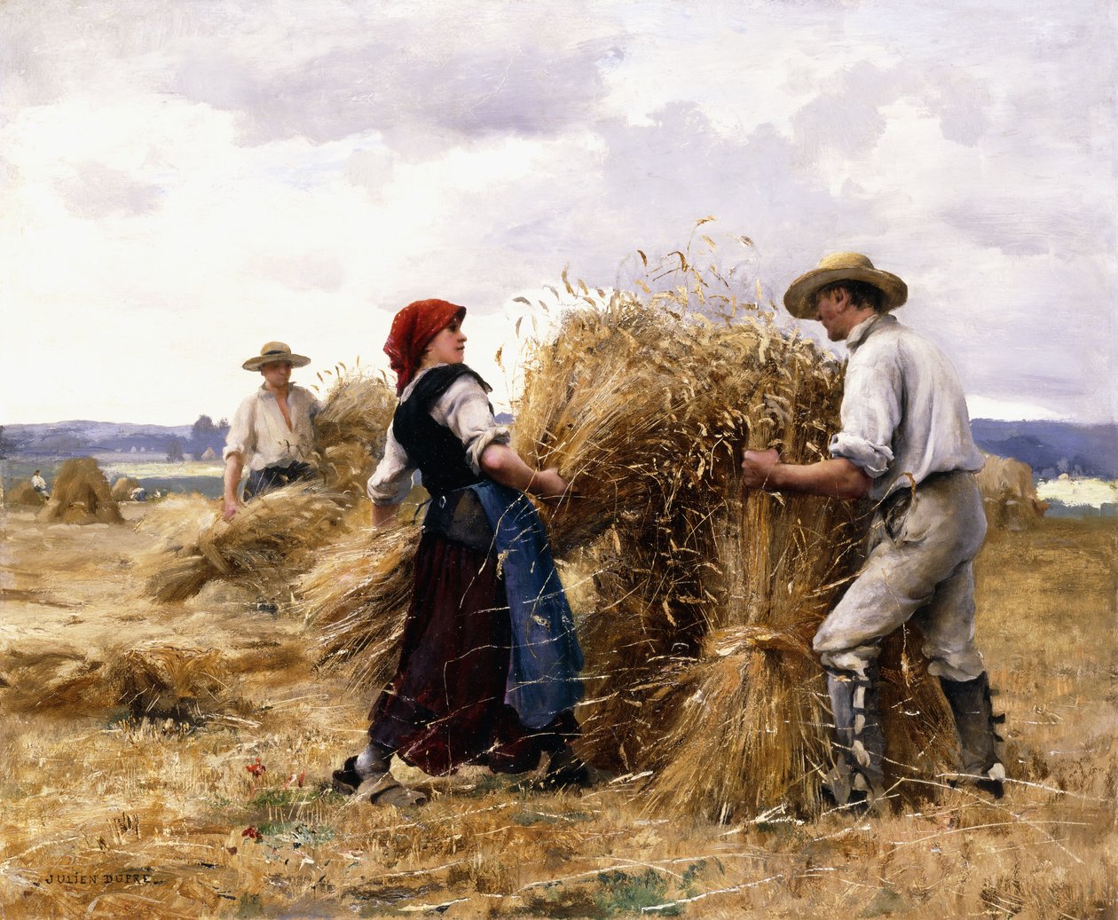 Empilhar Feno, de Julien Dupre