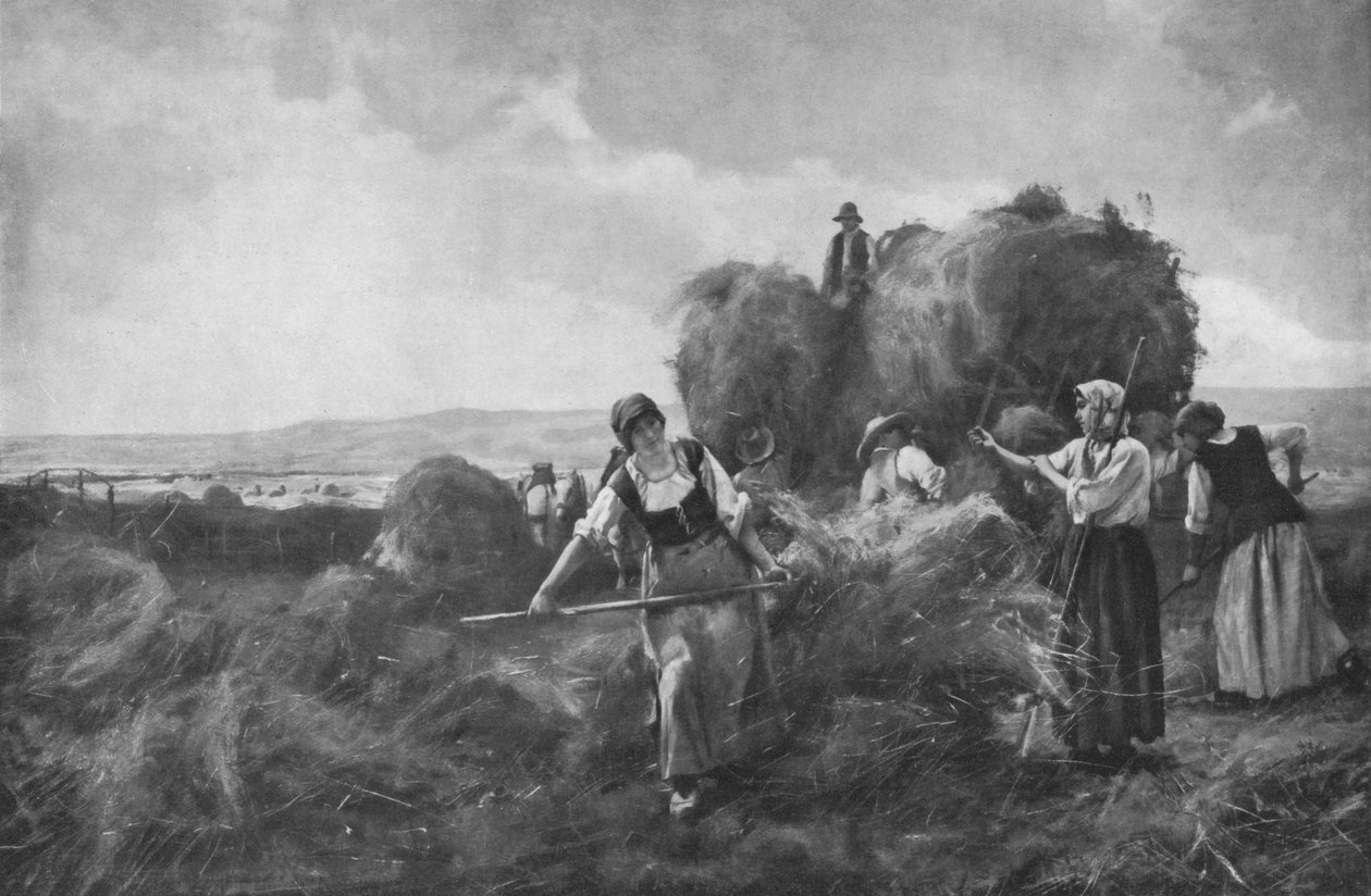 Os Ceifeiros, c1885, 1912 de Julien Dupre