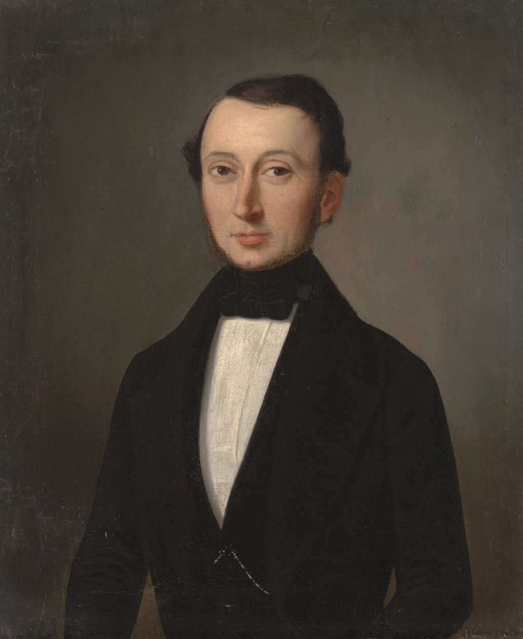 Retrato de um cavalheiro crioulo, c.1835-37 (óleo sobre tela) de Julien Hudson