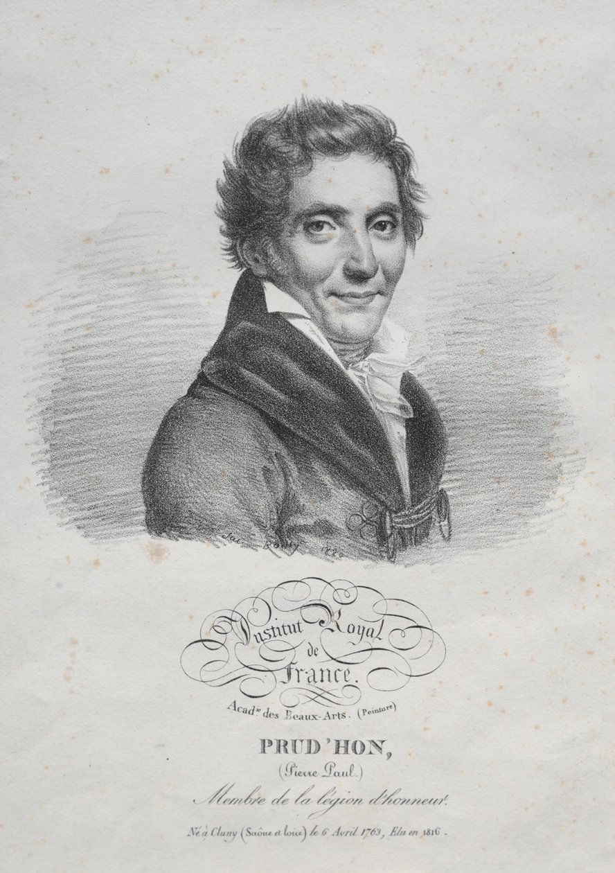 Pierre Paul Prudhon, 1820. de Julien Leopold Boilly