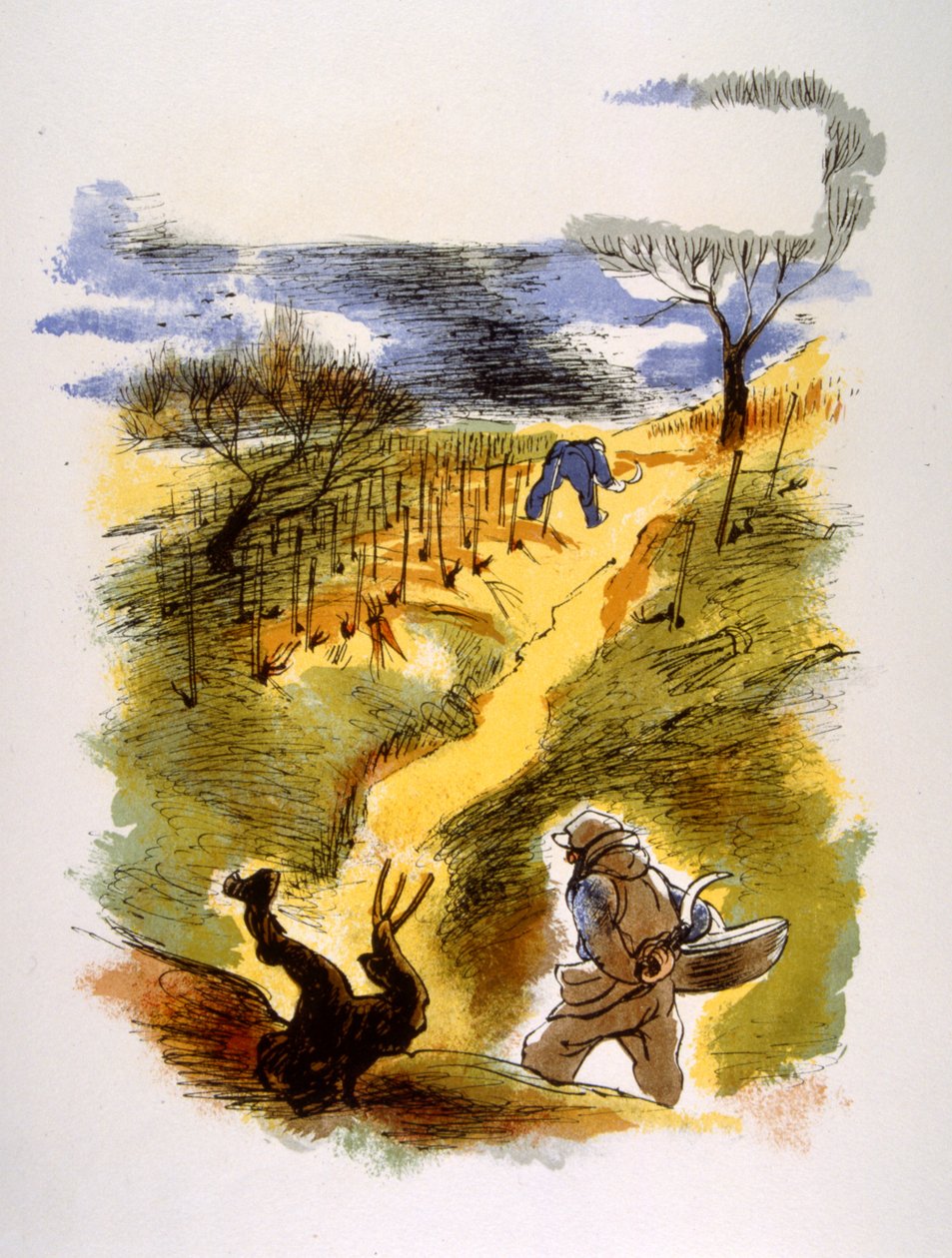 Ilustração Humorosa do Vinho 1946.Ilustração do Pavilhão Julien de Julien Pavil