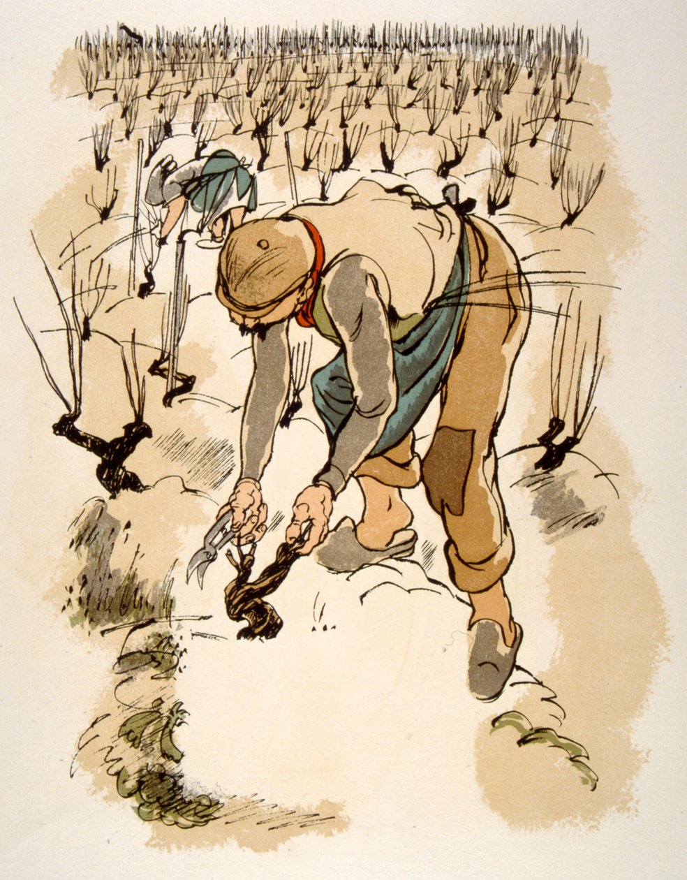 Ilustração Humorosa do Vinho 1946.Ilustração do Pavilhão de Julien de Julien Pavil