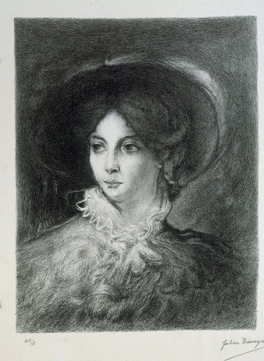 Retrato de George Sand. de Julien Tinayre