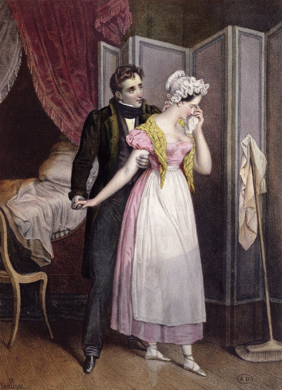 O Mestre e o Bem, c.1830-40 de Julien Vallou de Villeneuve