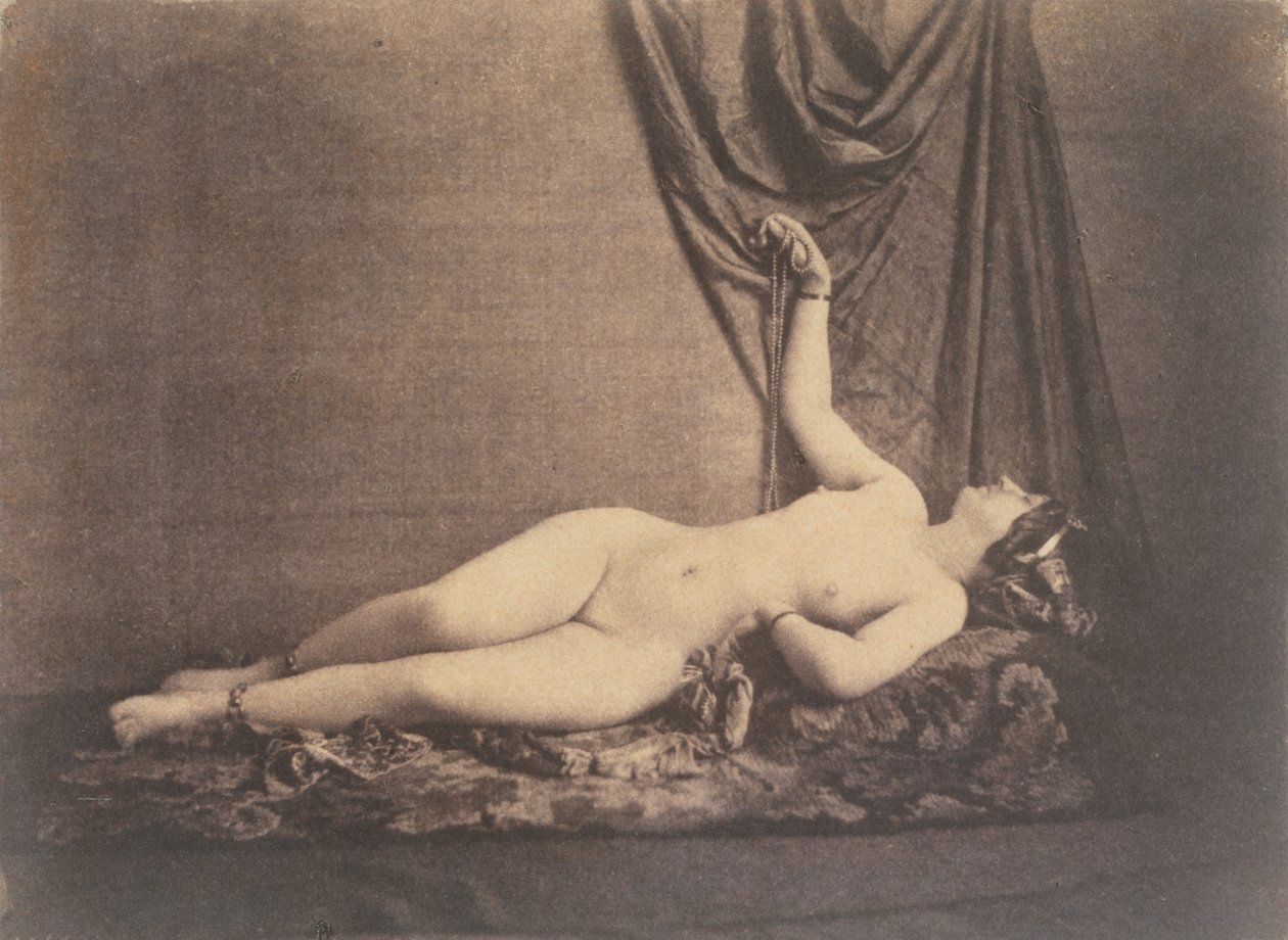 [Reclining Female Nua], ca. 1853. de Julien Vallou de Villeneuve