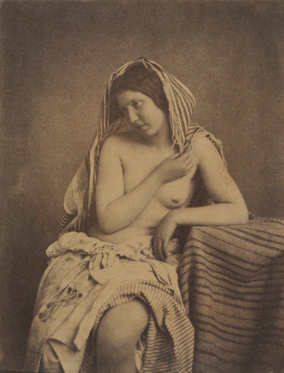 Estudar depois da natureza, c. 1853-1855. de Julien Vallou de Villeneuve