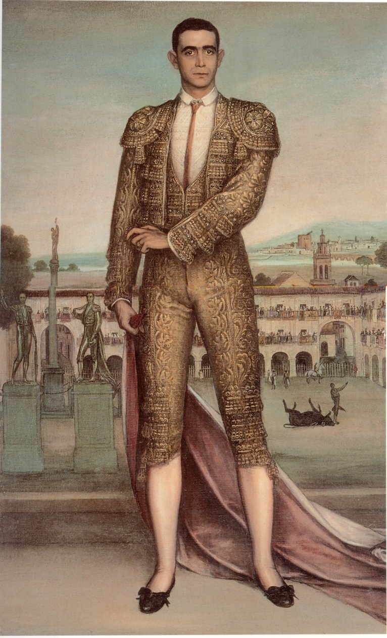 Machaquito ou Machaquito como apoteose da tourada Cordobes de Julio Romero de Torres