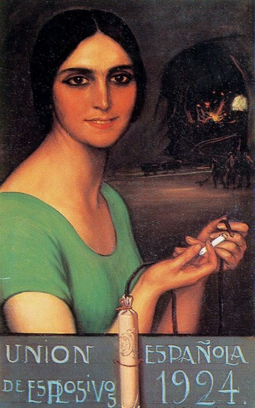 Acendendo o pavio de Julio Romero de Torres