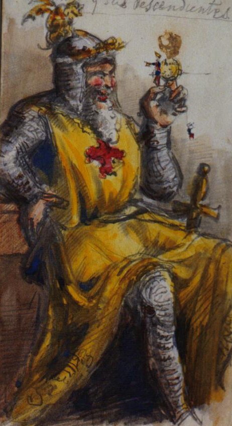 Guzmán e seus descendentes de Julio Romero de Torres