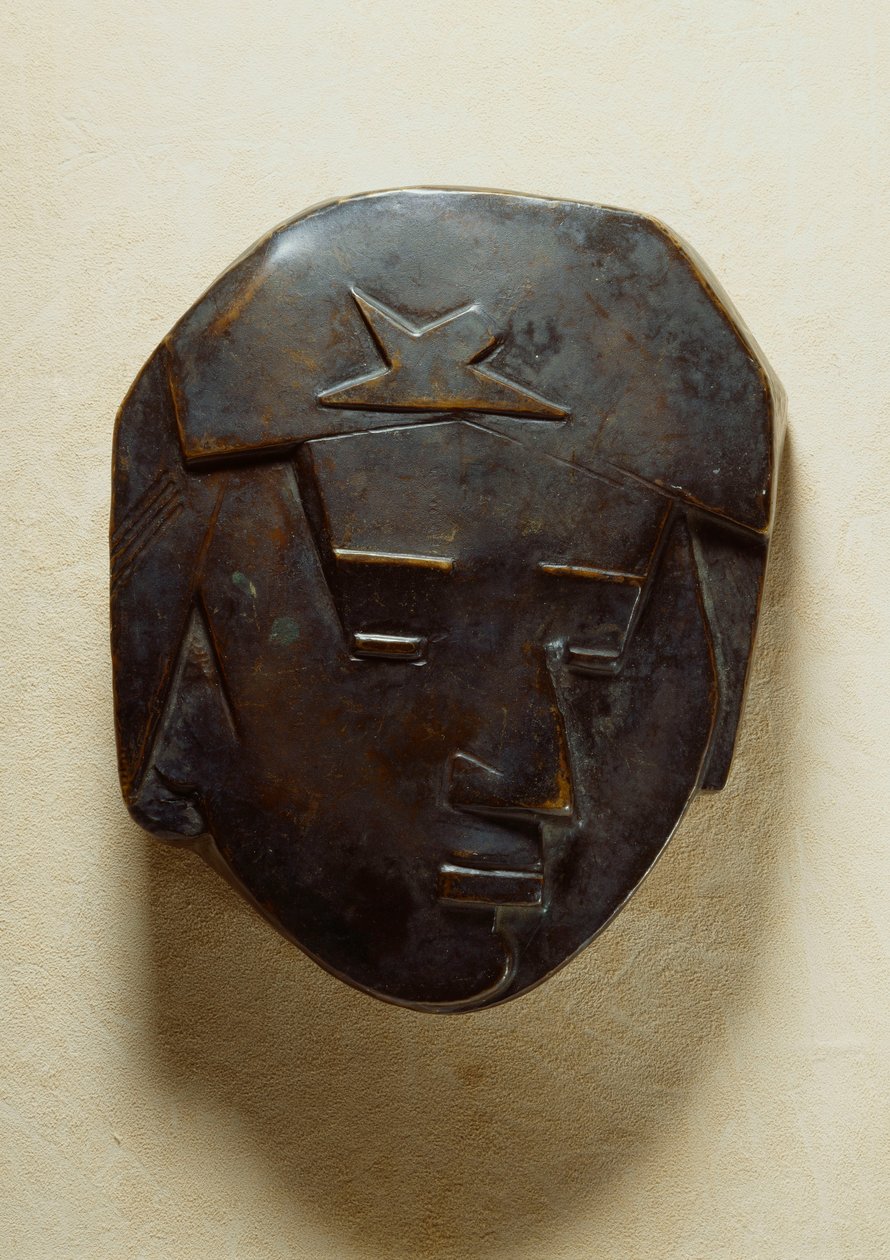 Rosto de adolescente; Rosto de uma adolescente, c.1928-1929 de Julio Gonzalez