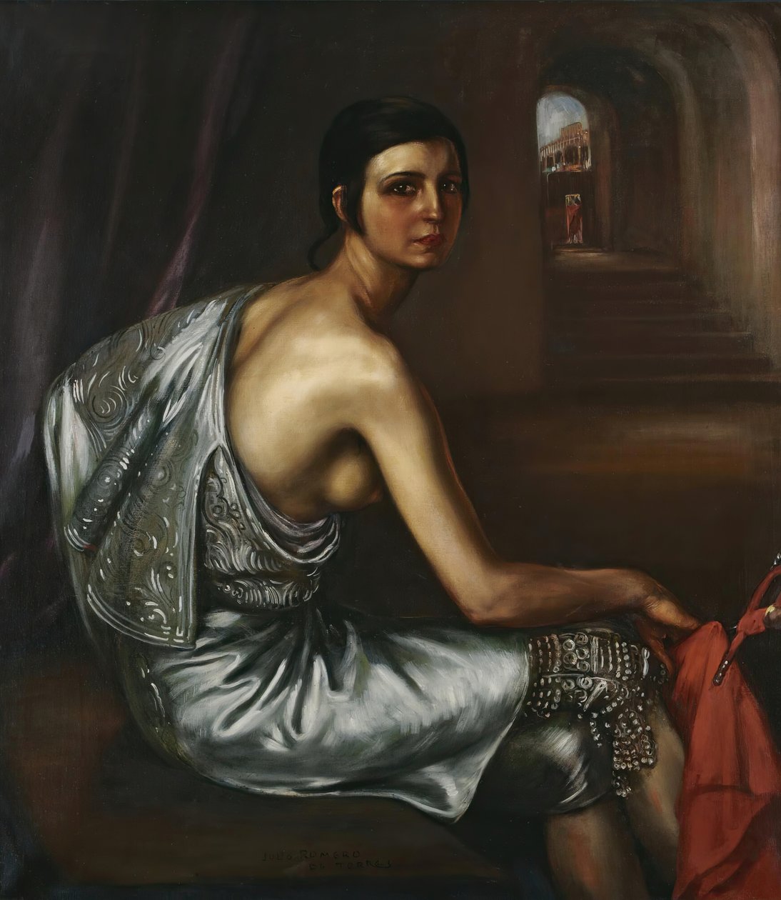 A garota toureira A garota Torero, 1928-1929. de Julio Romero de Torres