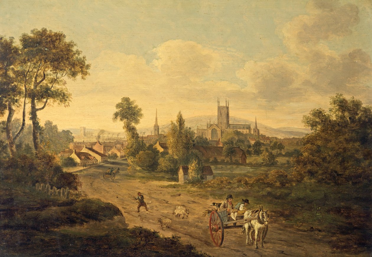 Gloucester de St Mary Magdalen, c.1780 de Julius Caesar Ibbetson