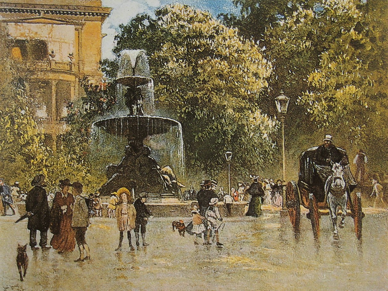 Kemperplatz, antiga Berlim, 1889 de Julius Jacob