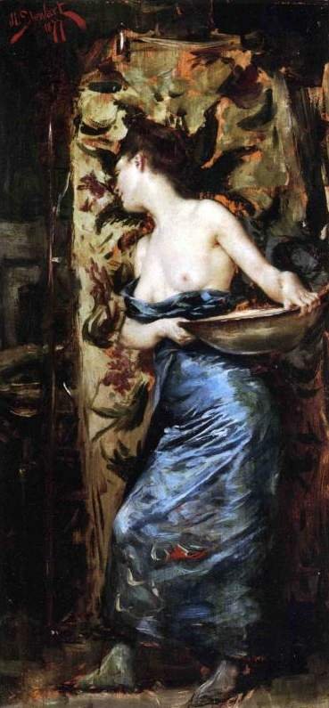 Femme Mi-Nuen de Julius Leblanc Stewart
