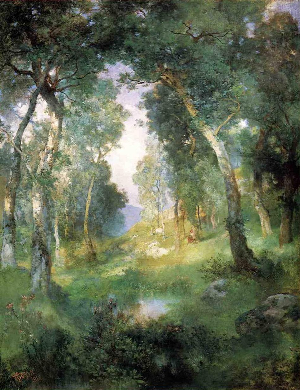 Glade da floresta, Santa Barbara de Julius Leblanc Stewart