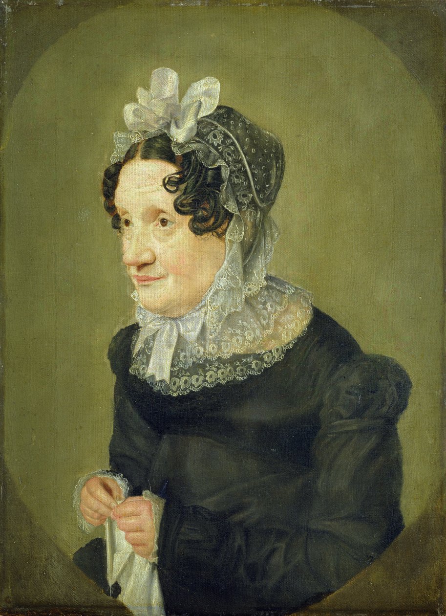 Katharina Oldach, a tia do artista, 1824 de Julius Oldach