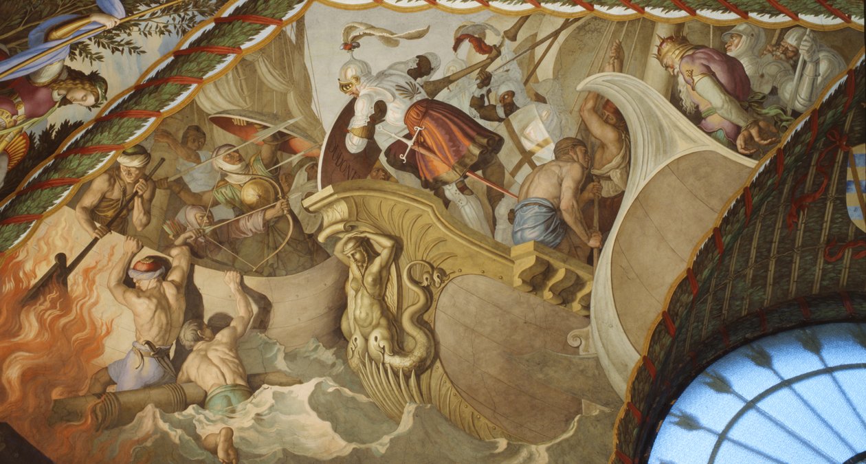 Batalha Naval de Julius Schnorr von Carolsfeld