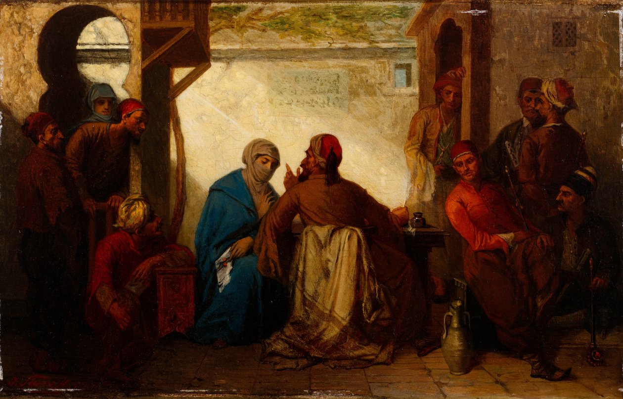O escriba de Julius Joseph Gaspard Starck