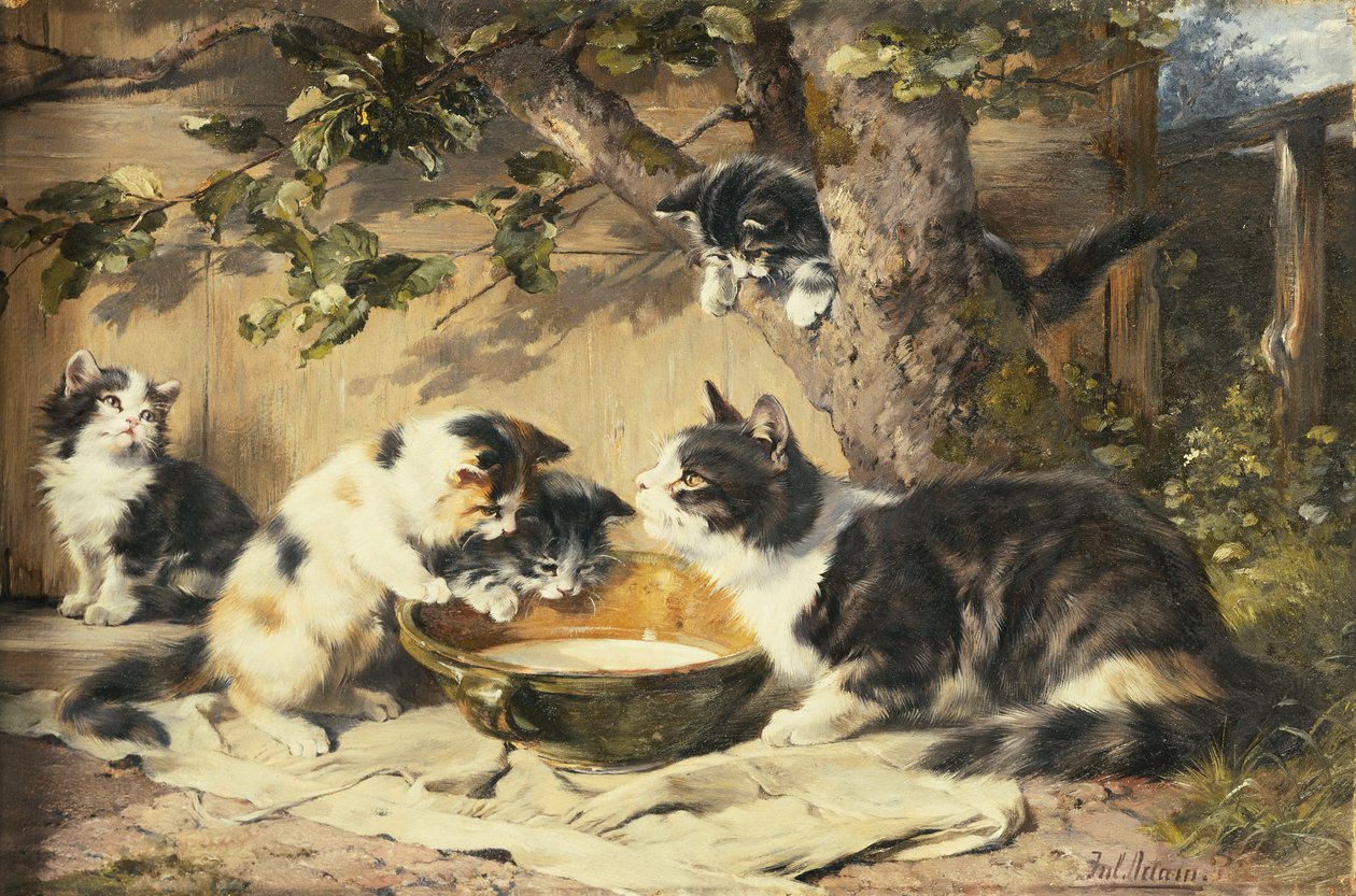A Tigela de Leite, de Julius Adam