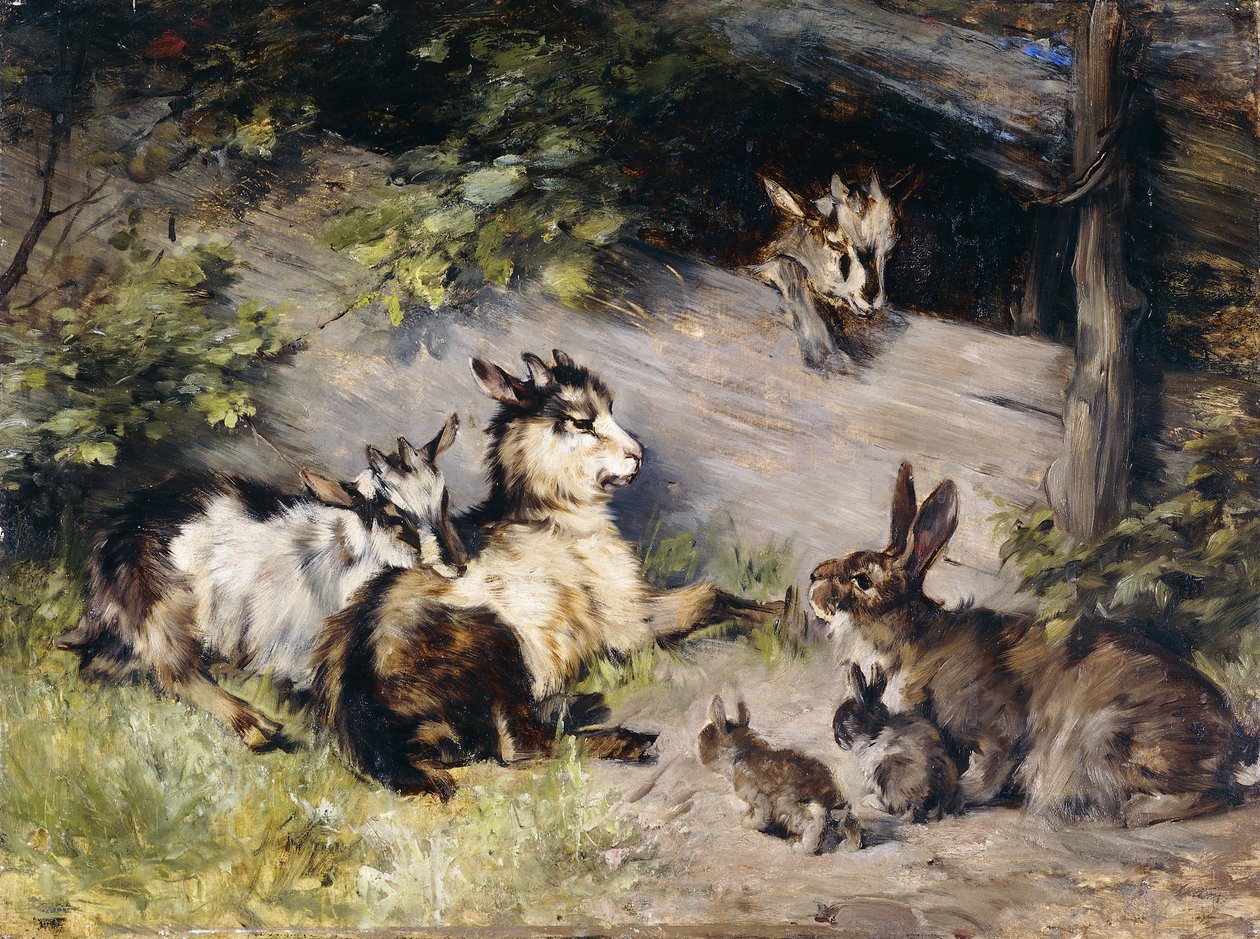Os convidados; Die Gaste, de Julius Adam