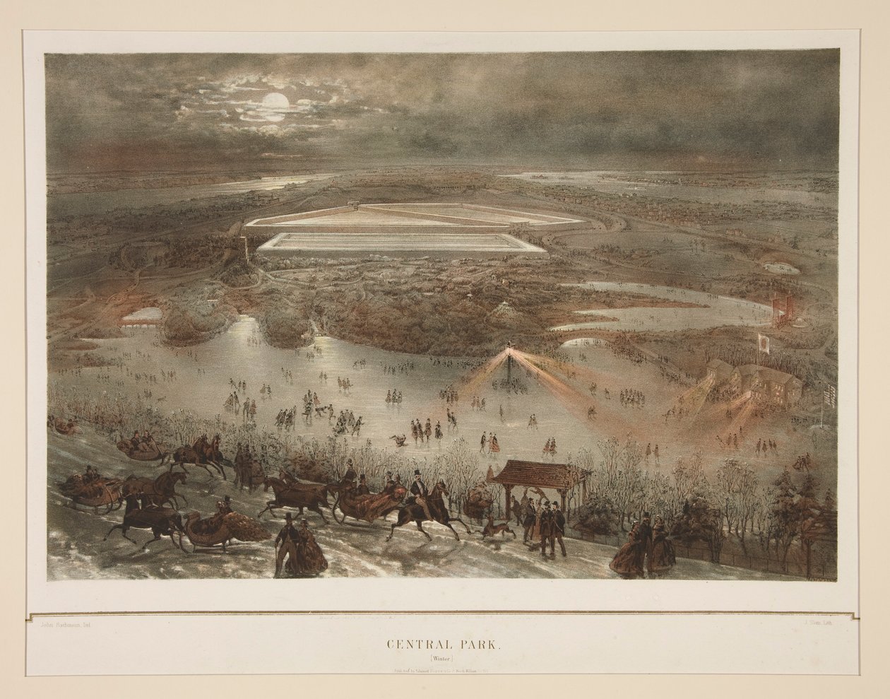 Central Park (Inverno) de Julius Bien