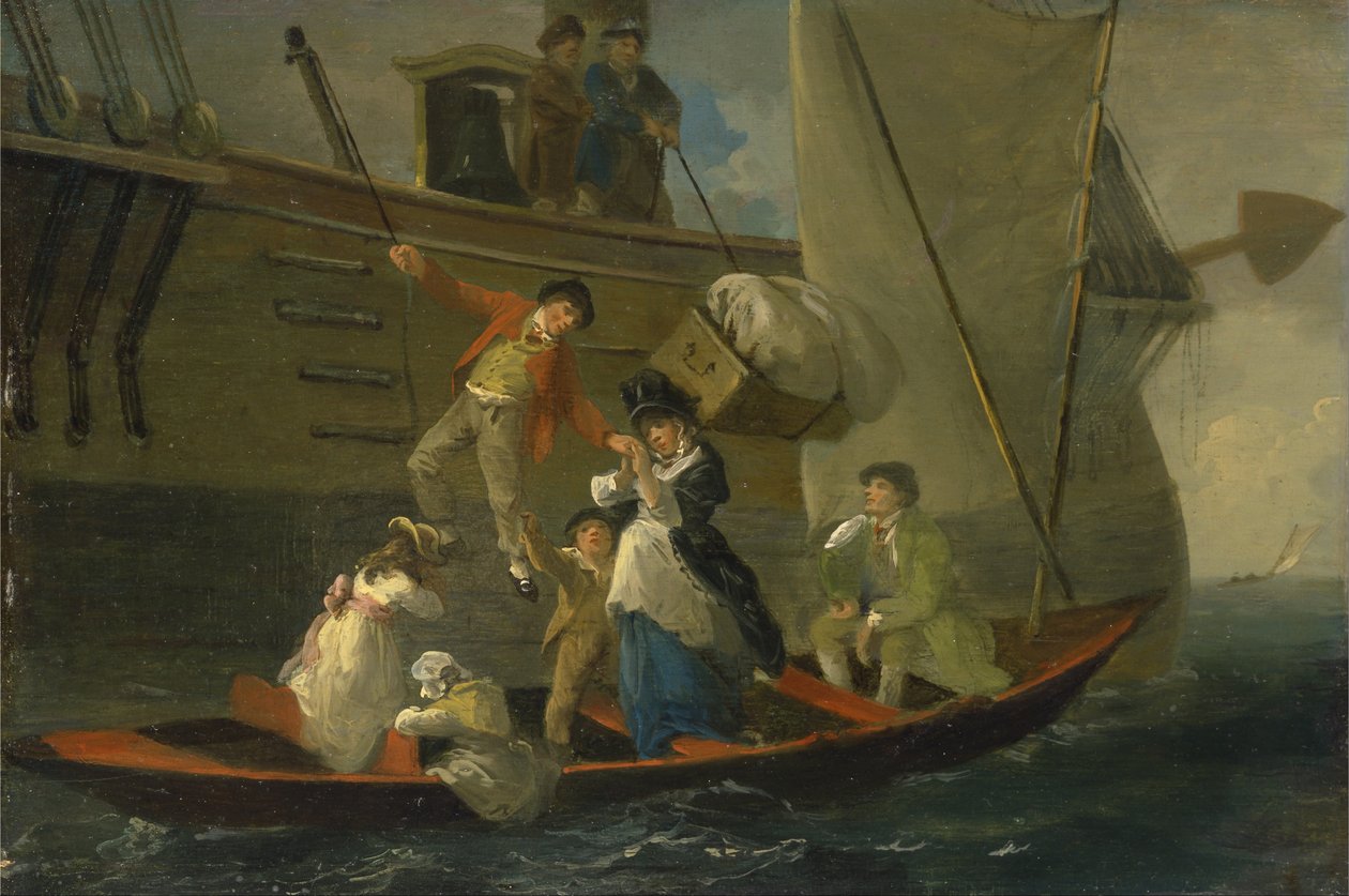 O adeus de um marinheiro casado de Julius Caesar Ibbetson