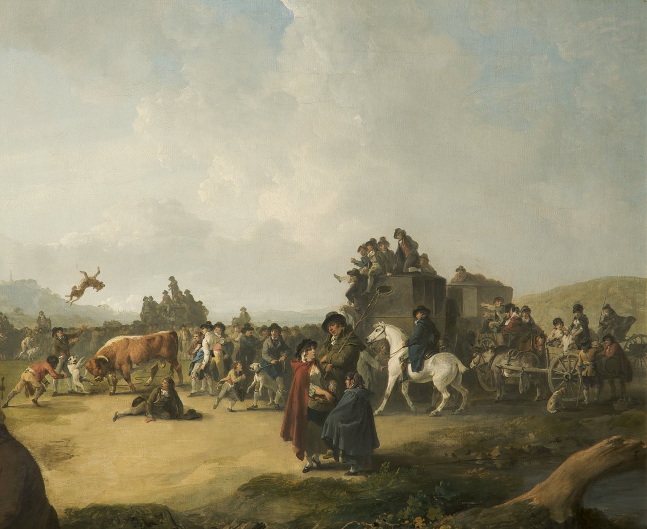 Bull Baiting de Julius Caesar Ibbetson