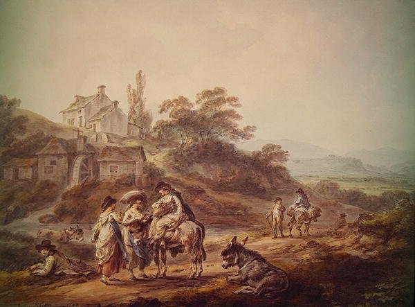 O Moinho de Água de Julius Caesar Ibbetson