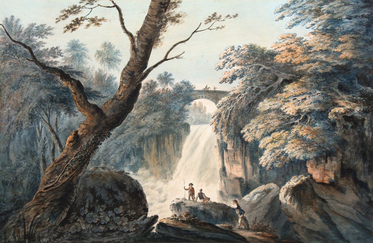 A cascata de Julius Caesar Ibbetson
