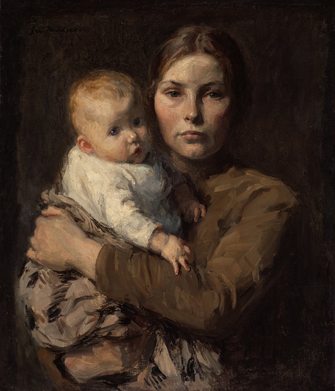 Mãe e filho de Julius Gari Melchers
