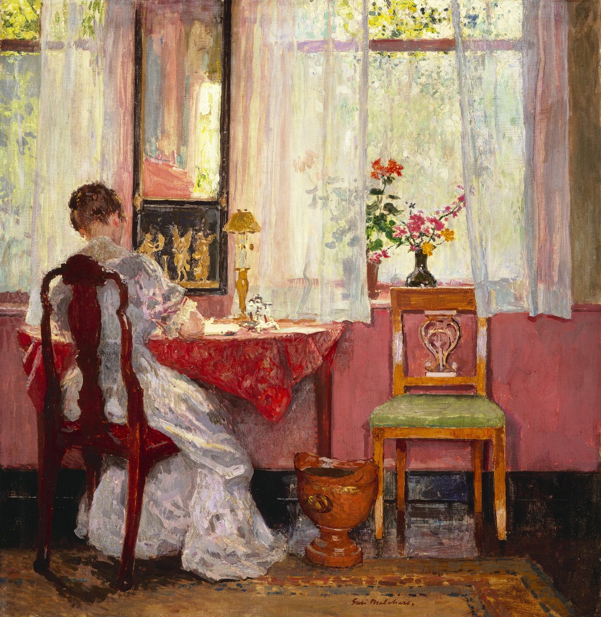 Escrita, c.1905-1909 de Julius Gari Melchers